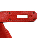 エルメス HERMES ケリー28 内縫い T刻印　(2015年製) ルージュピヴォワンヌ　ゴールド金具 トリヨンクレマンス レディース ショルダーバッグ