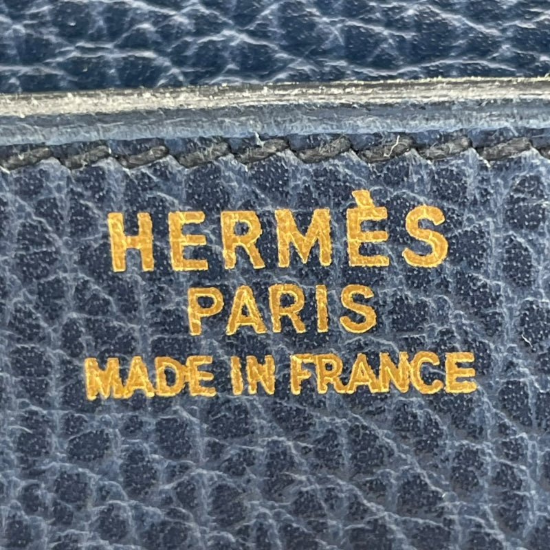 エルメス HERMES バーキン40 〇Z刻印 （1996年製） ブルーロイ　ゴールド金具 アルデンヌ ユニセックス ハンドバッグ