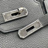 エルメス HERMES バーキン35 □I刻 ブラック SV金具 トリヨン レディース ハンドバッグ
