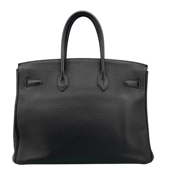 エルメス HERMES バーキン35 □I刻 ブラック SV金具 トリヨン レディース ハンドバッグ
