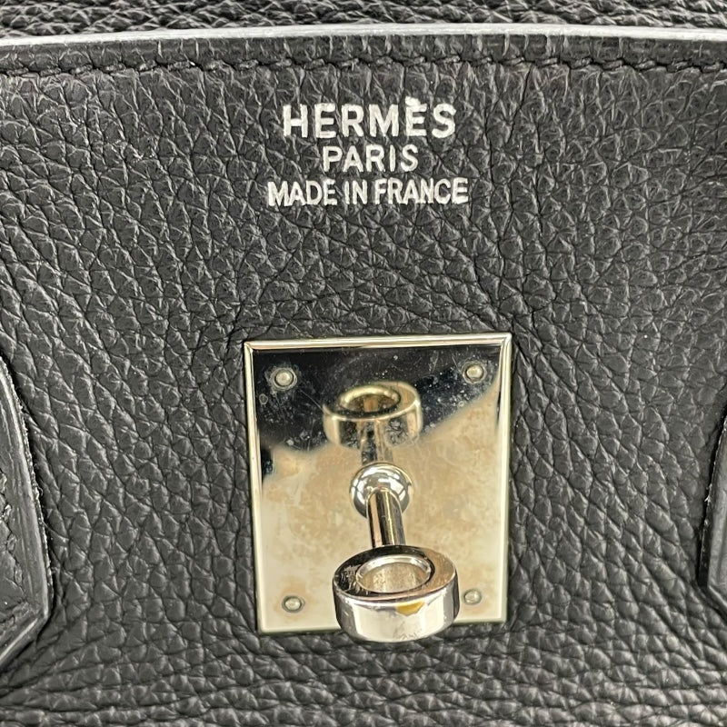 エルメス HERMES バーキン35 □I刻 ブラック SV金具 トリヨン レディース ハンドバッグ