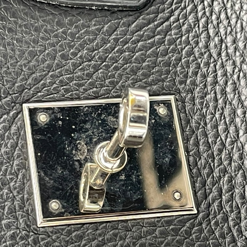 エルメス HERMES バーキン35 □I刻 ブラック SV金具 トリヨン レディース ハンドバッグ