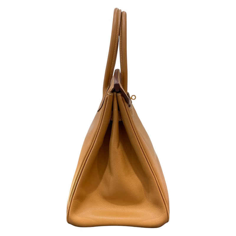 エルメス HERMES バーキン35 □J刻 ナチュラル/ゴールド金具 クシュベル レディース ハンドバッグ