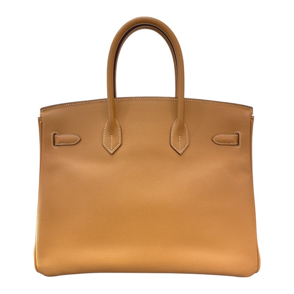 エルメス HERMES バーキン35 □J刻 ナチュラル/ゴールド金具 クシュベル レディース ハンドバッグ