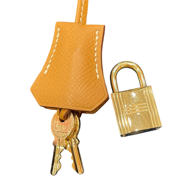 エルメス HERMES バーキン35 □J刻 ナチュラル/ゴールド金具 クシュベル レディース ハンドバッグ