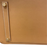 エルメス HERMES バーキン35 □J刻 ナチュラル/ゴールド金具 クシュベル レディース ハンドバッグ