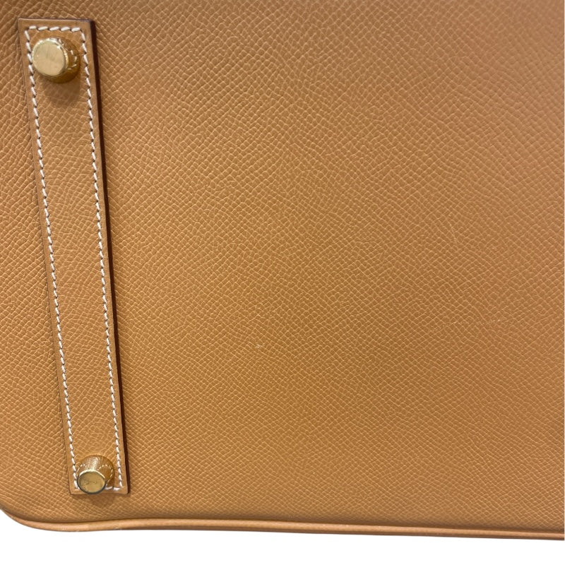 エルメス HERMES バーキン35 □J刻 ナチュラル/ゴールド金具 クシュベル レディース ハンドバッグ