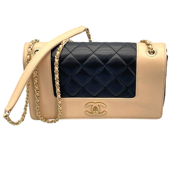 シャネル CHANEL フラップバッグ A80972 ブラック SV金具 ラム/カーフ レディース ショルダーバッグ