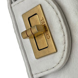 シャネル CHANEL シャネル2.55 スモール A70325 ホワイト GD金具 ラムスキン レディース ショルダーバッグ