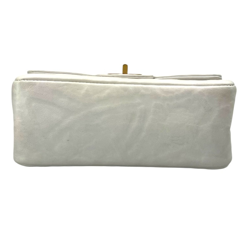 シャネル CHANEL シャネル2.55 スモール A70325 ホワイト GD金具 ラムスキン レディース ショルダーバッグ