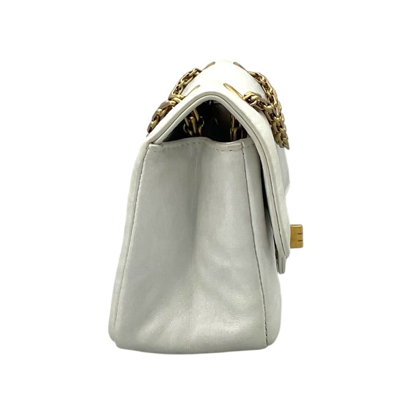 シャネル CHANEL シャネル2.55 スモール A70325 ホワイト GD金具 ラムスキン レディース ショルダーバッグ