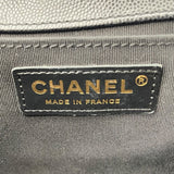 シャネル CHANEL ボーイシャネル25 A67086 27番台 ブラック GD金具 キャビア レディース ショルダーバッグ