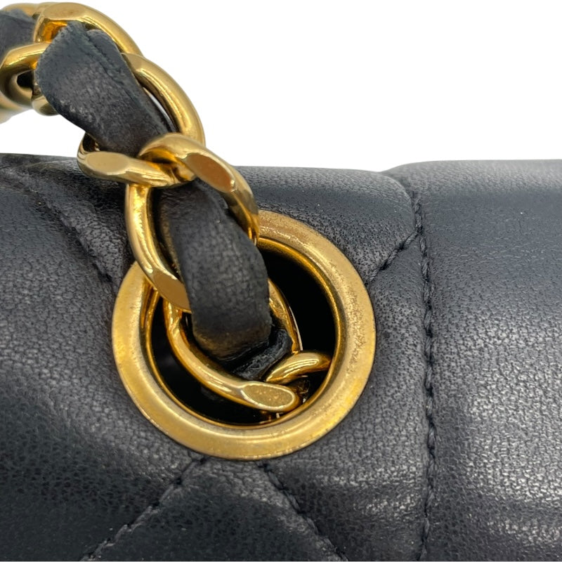 シャネル CHANEL ダイアナ25 A01165 2番台 ブラック GD金具 ラムスキン レディース ショルダーバッグ