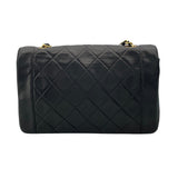 シャネル CHANEL ダイアナ25 A01165 2番台 ブラック GD金具 ラムスキン レディース ショルダーバッグ