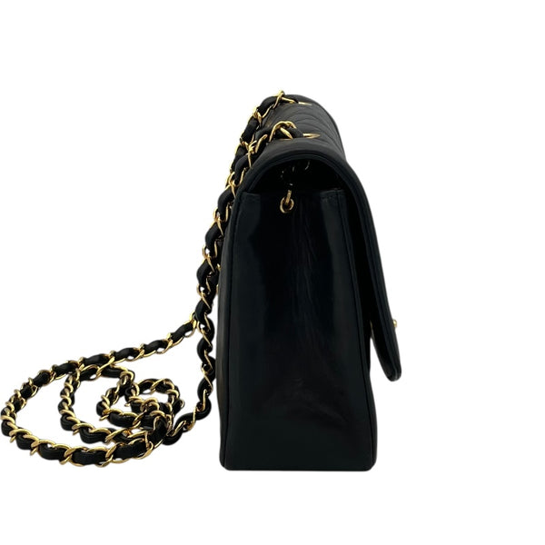 シャネル CHANEL ダイアナ25 A01165 2番台 ブラック GD金具 ラムスキン レディース ショルダーバッグ