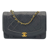 シャネル CHANEL ダイアナ25 A01165 2番台 ブラック GD金具 ラムスキン レディース ショルダーバッグ