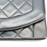 シャネル CHANEL ダイアナ25 A01165 2番台 ブラック GD金具 ラムスキン レディース ショルダーバッグ