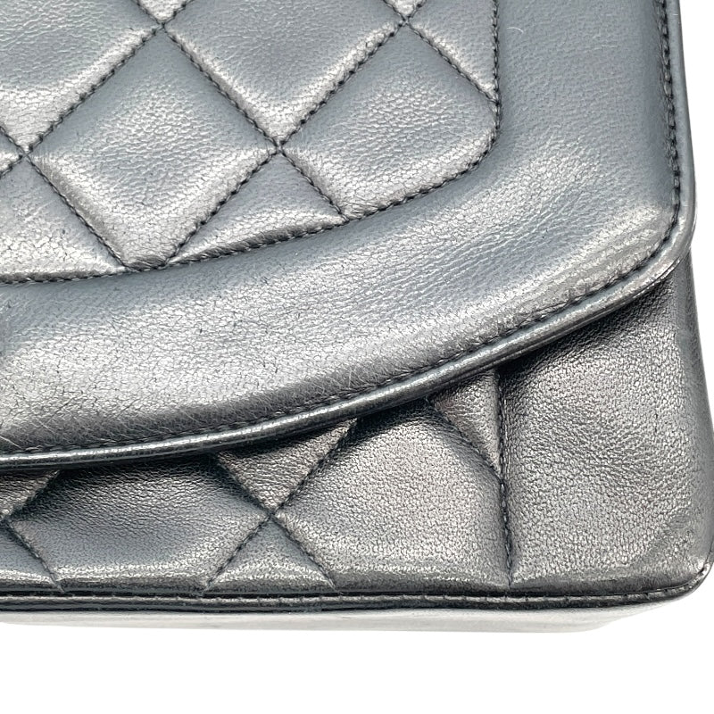 シャネル CHANEL ダイアナ25 A01165 2番台 ブラック GD金具 ラムスキン レディース ショルダーバッグ