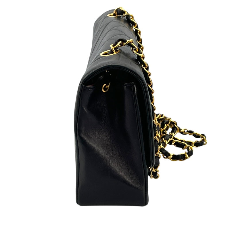 シャネル CHANEL ダイアナ25 A01165 2番台 ブラック GD金具 ラムスキン レディース ショルダーバッグ