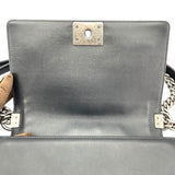 シャネル CHANEL ボーイシャネル25 A67086 ブラック SV金具 ツイード レディース ショルダーバッグ