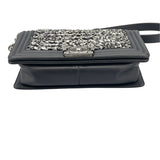 シャネル CHANEL ボーイシャネル25 A67086 ブラック SV金具 ツイード レディース ショルダーバッグ