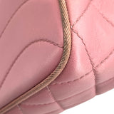 シャネル CHANEL ココマーク チェーン ショルダー ピンク GD金具 ラム レディース ショルダーバッグ