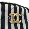 シャネル CHANEL ラージホーボー AS4698 ブラック ホワイト GD金具 ナイロン レディース ショルダーバッグ