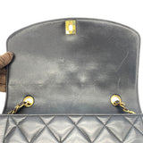 シャネル CHANEL ダイアナ25 A01165 3番台 ブラック GD金具 ラム レディース ショルダーバッグ