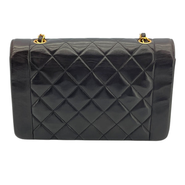 シャネル CHANEL ダイアナ25 A01165 3番台 ブラック GD金具 ラム レディース ショルダーバッグ