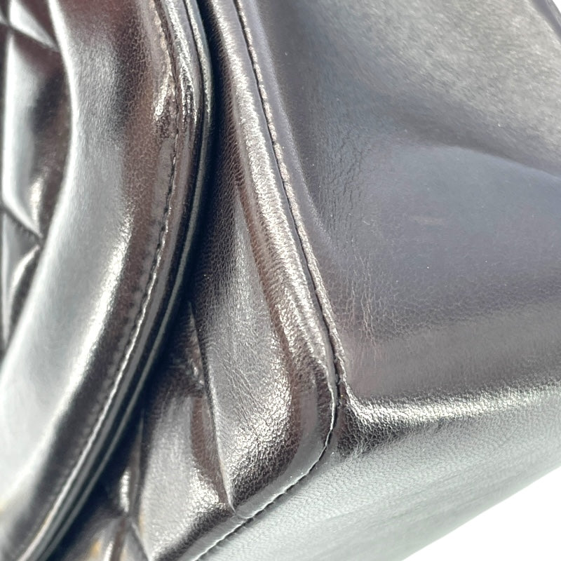 シャネル CHANEL ダイアナ25 A01165 3番台 ブラック GD金具 ラム レディース ショルダーバッグ