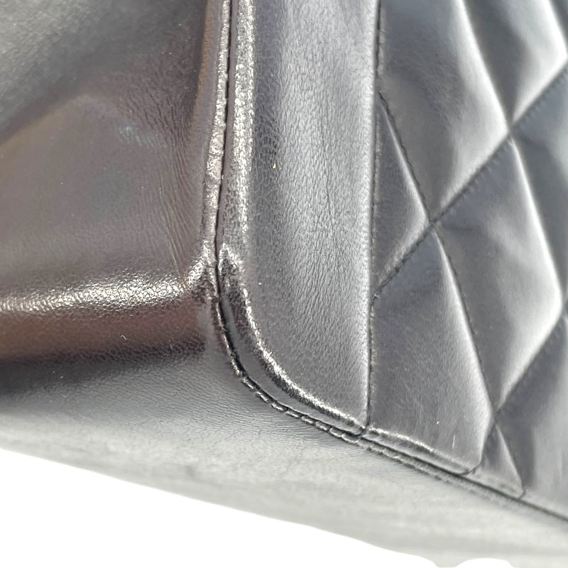 シャネル CHANEL ダイアナ25 A01165 3番台 ブラック GD金具 ラム レディース ショルダーバッグ