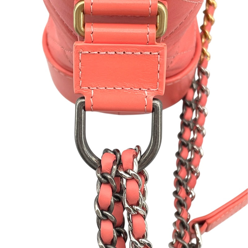 シャネル CHANEL ガブリエルスモール A91810 ピンク GD/SV金具 カーフ レディース ショルダーバッグ