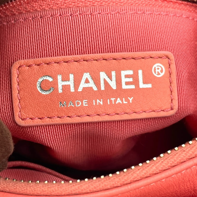 シャネル CHANEL ガブリエルスモール A91810 ピンク GD/SV金具 カーフ レディース ショルダーバッグ