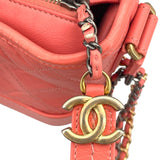 シャネル CHANEL ガブリエルスモール A91810 ピンク GD/SV金具 カーフ レディース ショルダーバッグ