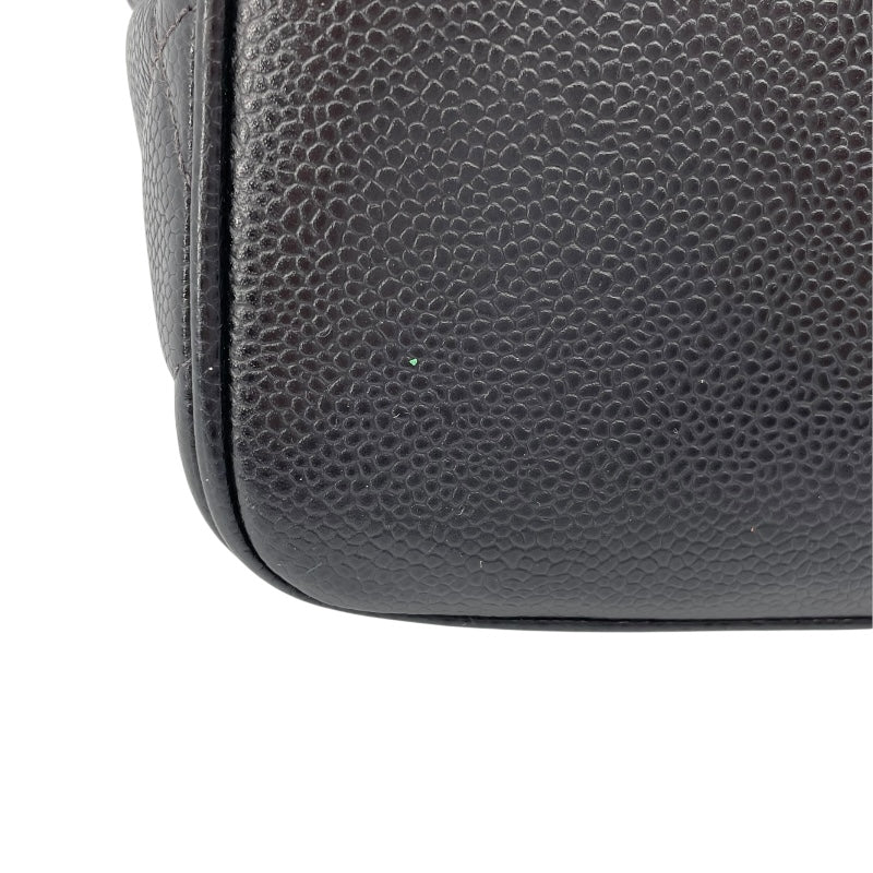 シャネル CHANEL 復刻トート A01804 7番台 ブラック GD金具 キャビアスキン レディース トートバッグ