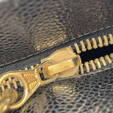 シャネル CHANEL 復刻トート A01804 7番台 ブラック GD金具 キャビアスキン レディース トートバッグ