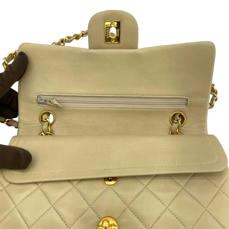シャネル CHANEL マトラッセ23 A01113 2番台 ベージュ ラム レディース ショルダーバッグ