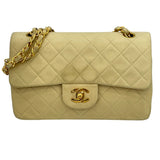 シャネル CHANEL マトラッセ23 A01113 2番台 ベージュ ラム レディース ショルダーバッグ