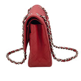 シャネル CHANEL マトラッセ25 A01112 25番台 レッド SV金具 キャビア レディース ショルダーバッグ