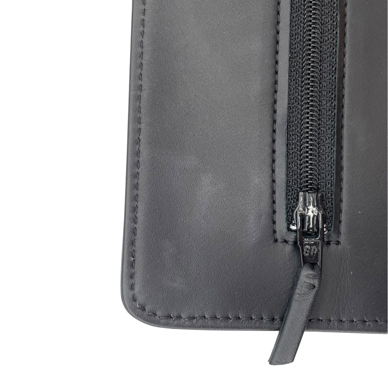シャネル CHANEL チェンウォレット A48654 20番台 ブラック SV金具 キャビア レディース ショルダーストラップ