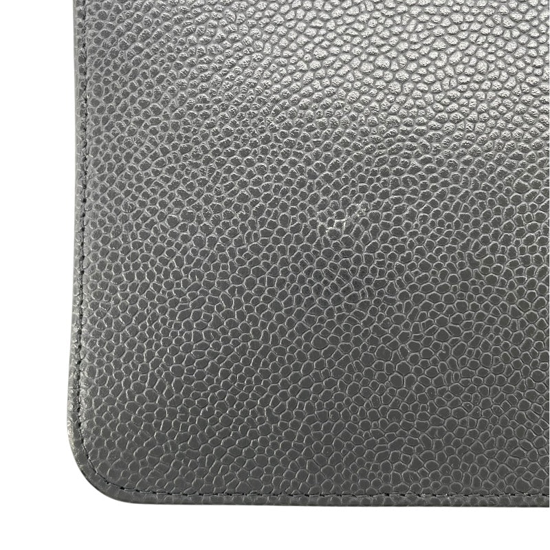 シャネル CHANEL チェンウォレット A48654 20番台 ブラック SV金具 キャビア レディース ショルダーストラップ