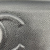 シャネル CHANEL チェンウォレット A48654 20番台 ブラック SV金具 キャビア レディース ショルダーストラップ