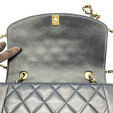 シャネル CHANEL ダイアナ25 A01165 2番台 ブラック GD金具 ラムスキン レディース ショルダーバッグ