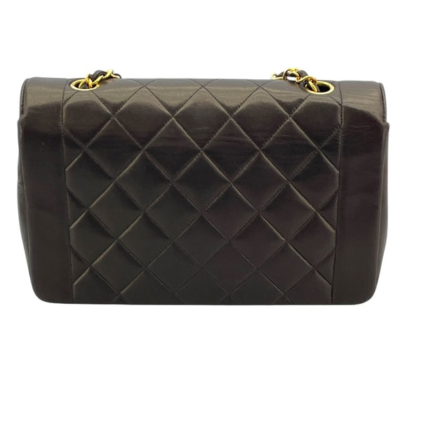 シャネル CHANEL ダイアナ25 A01165 2番台 ブラック GD金具 ラムスキン レディース ショルダーバッグ