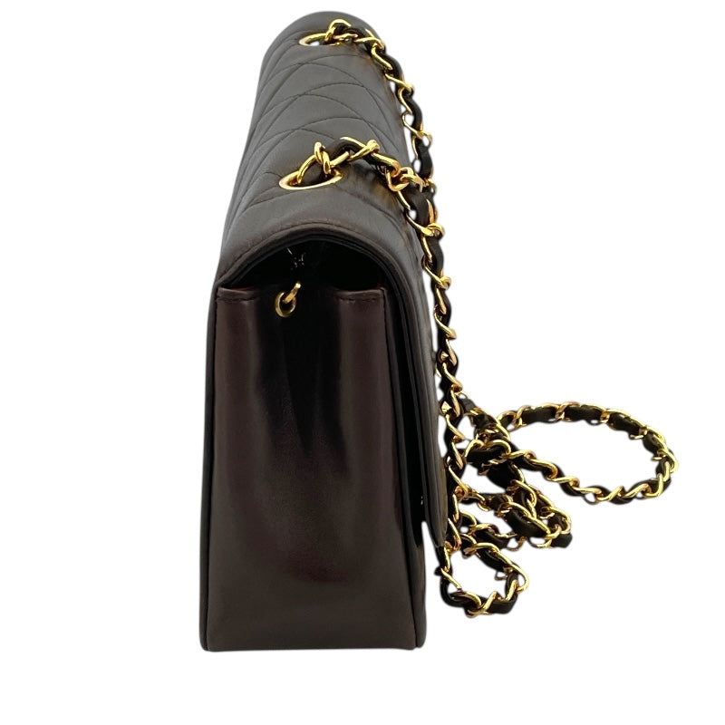 シャネル CHANEL ダイアナ25 A01165 2番台 ブラック GD金具 ラムスキン レディース ショルダーバッグ