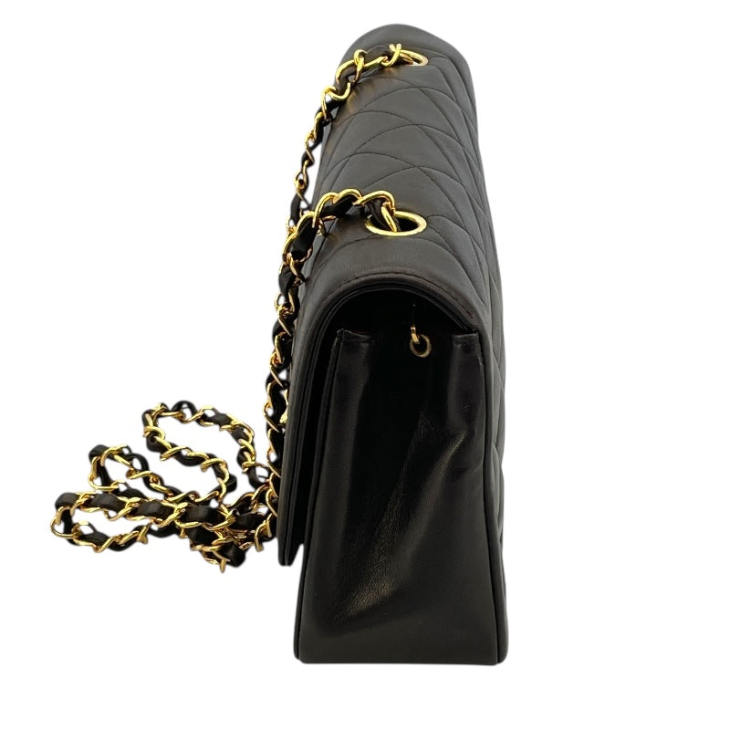 シャネル CHANEL ダイアナ25 A01165 2番台 ブラック GD金具 ラムスキン レディース ショルダーバッグ