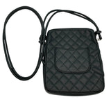 シャネル CHANEL カンボンライン ショルダー ミディアム A25178 9番台 ブラック SV金具 ラム レディース ショルダーバッグ