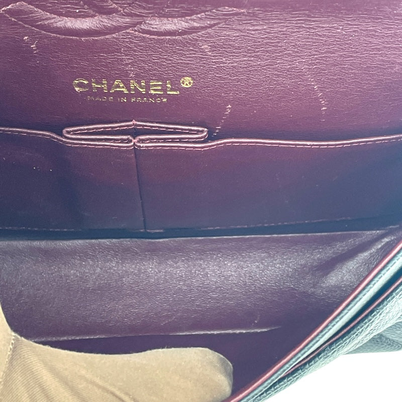 シャネル CHANEL マトラッセ25 A01112 ブラック GD金具 キャビア レディース ショルダーバッグ