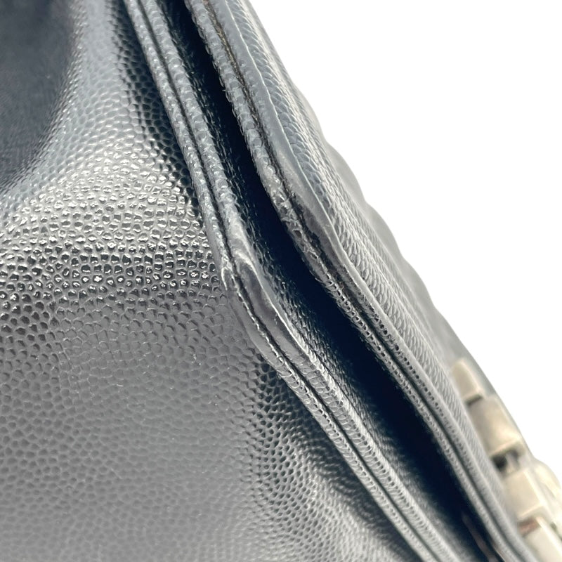 シャネル CHANEL ボーイシャネル25 A67086 ブラック キャビア レディース ショルダーバッグ