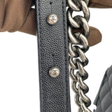 シャネル CHANEL ボーイシャネル25 A67086 ブラック キャビア レディース ショルダーバッグ